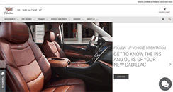 Desktop Screenshot of billwalshcadillac.com