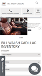 Mobile Screenshot of billwalshcadillac.com